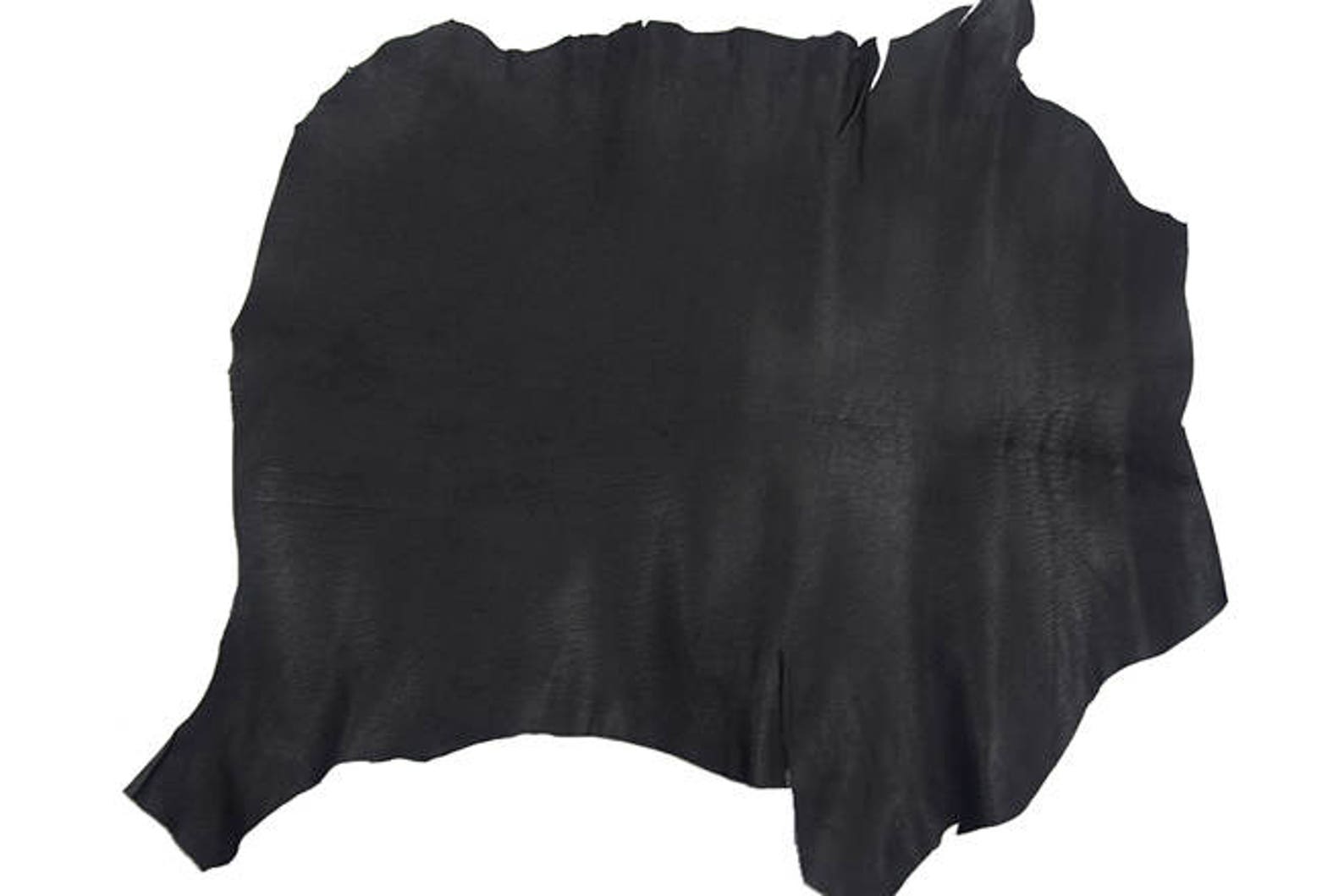 GOATSKIN Leather black 45 Sq Ft Finished Goatskin Leather Etsy