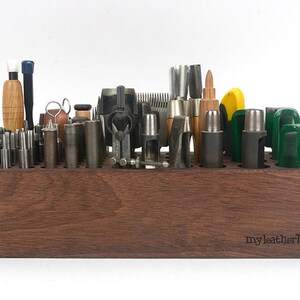 Multi size Tool Rack, Wooden Design tool Organizer for your design Tools,Leather Craft Tools -MLT-P0000BJP