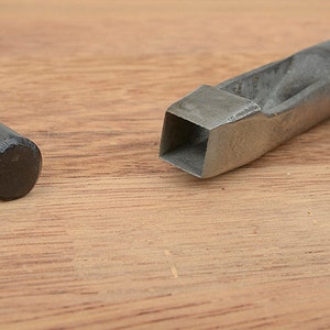 Vierkante metalen lederen gat pons, gat puncher, lederen ambachtelijk gereedschap, 4Kinds (2mm ~ 9mm) -MLT-P0000BNQ
