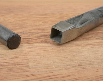 Perforador de agujero de cuero de metal cuadrado, perforador de agujeros, herramientas artesanales de cuero, 4Kinds (2 mm ~ 9 mm) -MLT-P0000BNQ