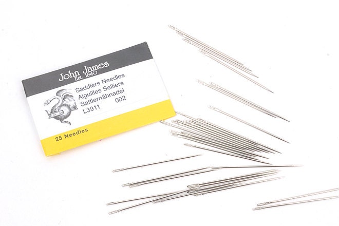 John James Saddlers Harness Blunt Point Needles/Set: 5 x 5/5 Sizes x 5  Pieces Each