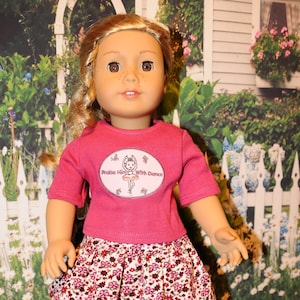 Praise Him With Dance Skirt and Top Set For 18&quot; Dolls