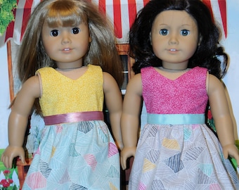 Kaleidoscope Maxi Dress For 18" Dolls