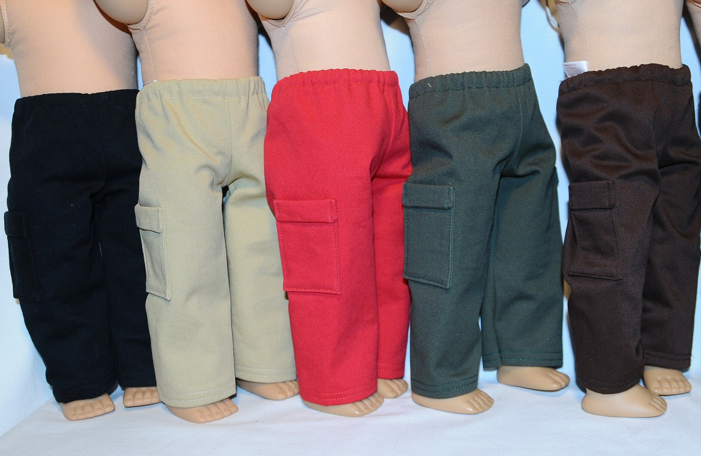 Cargo Pants for 18 Dolls 7 Colors Available 