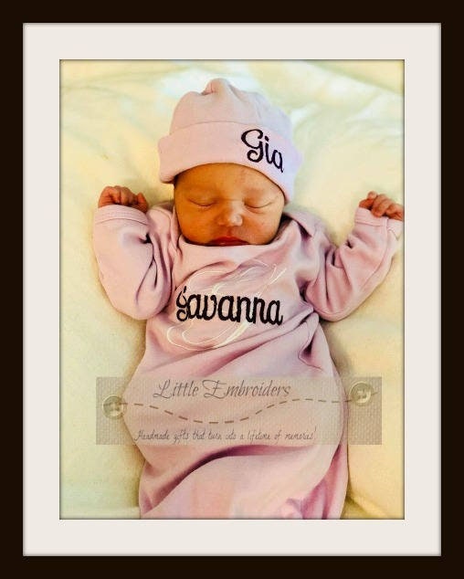 purple newborn take home outfit