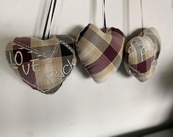 Heart Shaped Ornament, Heart Keepsake, Remembrance of loved one