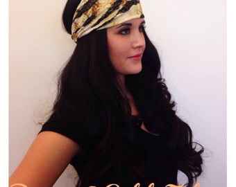 Brown & Gold Zebra Fancy Band