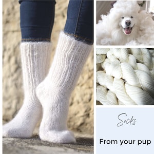 Socks from your dog’s hair