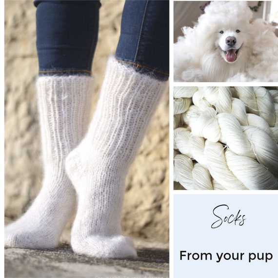 Dog fur socks online