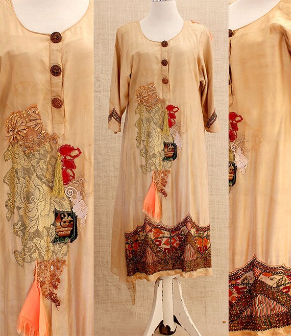 embroidered caftan