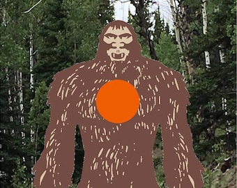 Bigfoot Archery Target: Redding Style Outdoor Vinyl