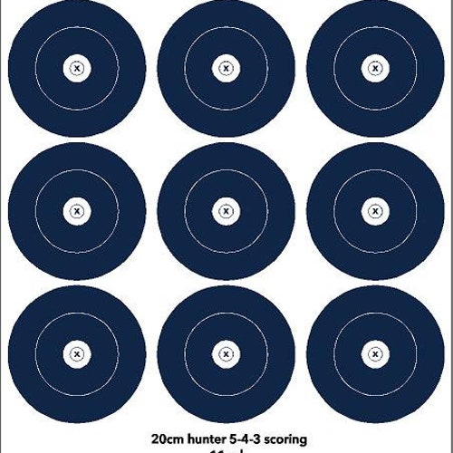 Complete set of outdoor hunter shops round archery target, vinyl archery target