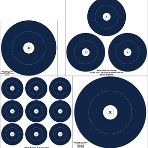 complete set of outdoor hunter round archery target, vinyl archery target