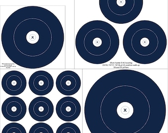 NFAA Hunter Round Archery Target: Outdoor Field Vinyl
