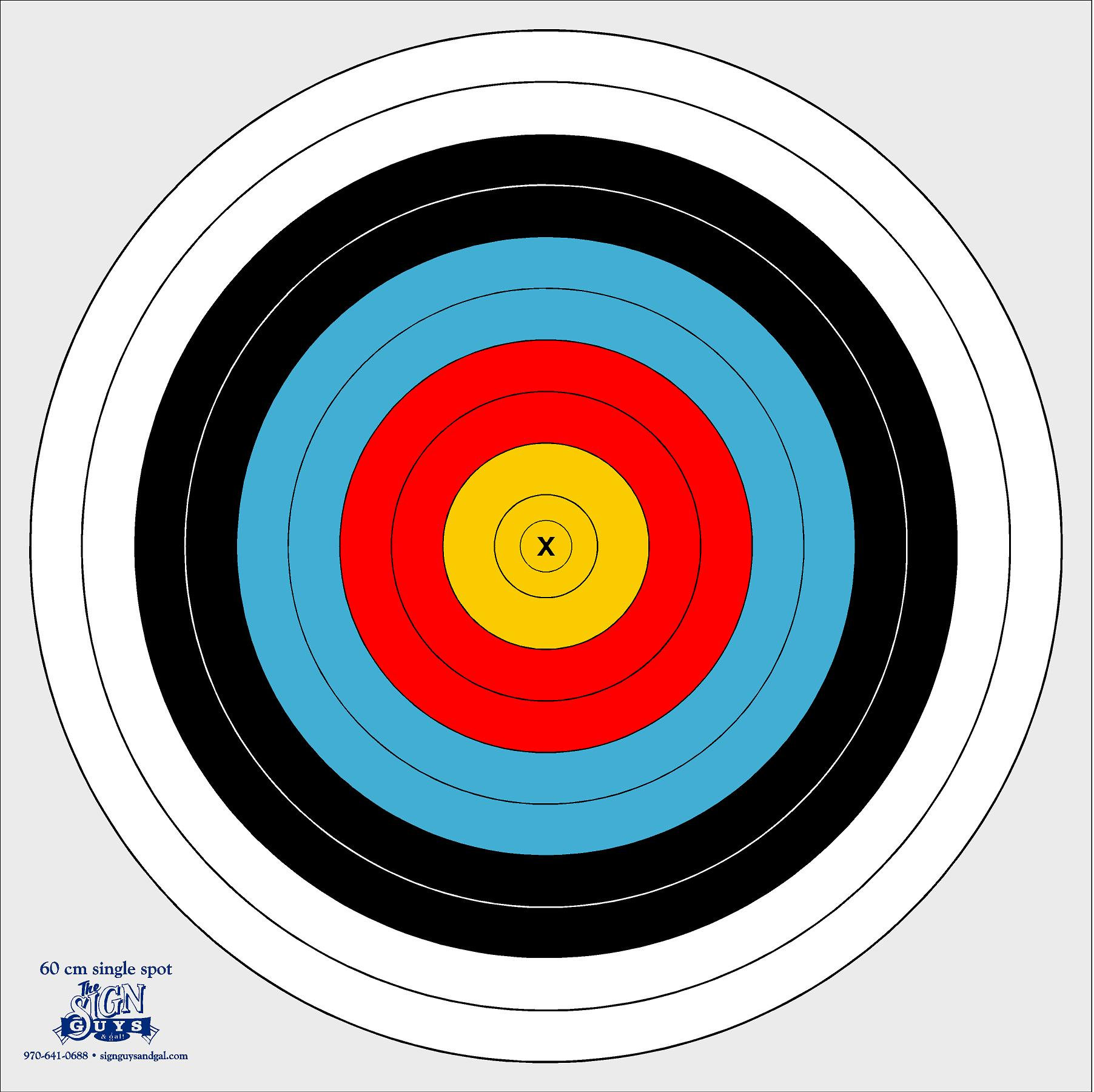 large outdoor archery target face banner outdoor targets etsy singapore