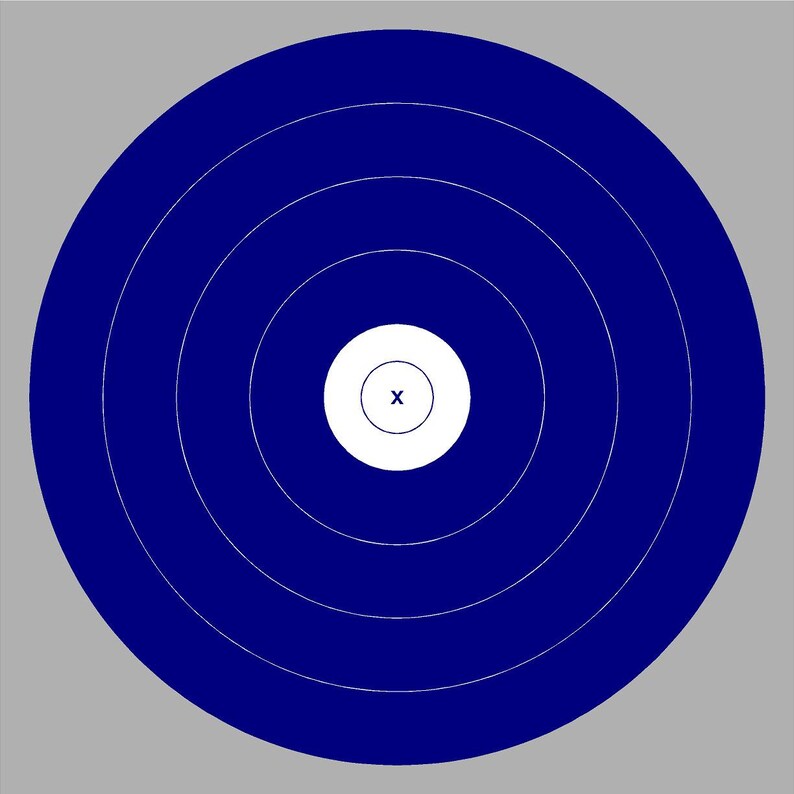 NFAA 5 Spot Outdoor Archery Target, Archery Target Etsy