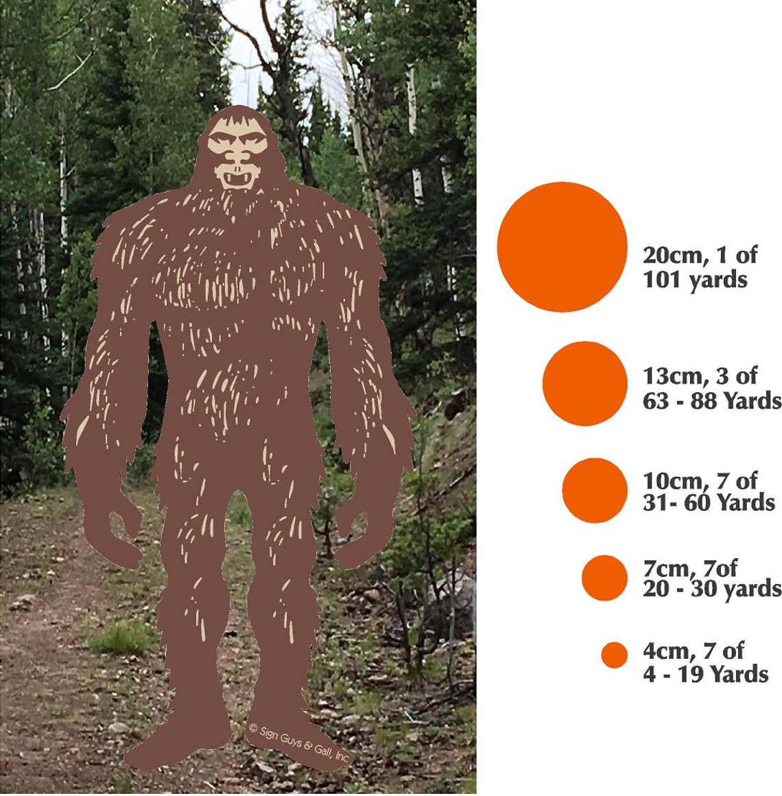 Redding bigfoot archery target outdoor archery target Etsy