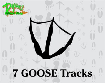 Goose Tracks decals, window, vehicle or outdoor graphic