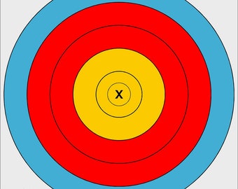 92cm outdoor yankton archery target, first dakota classic target