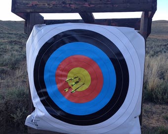 Large Vinyl Archery Target Face: Outdoor Banner Material