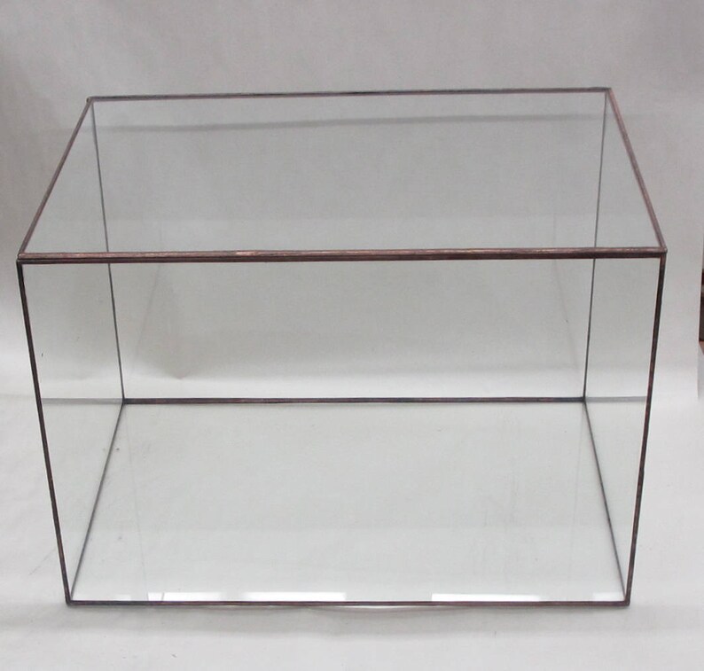 One 16x16x10 inch tall Glass Display Case Glass Box image 0.