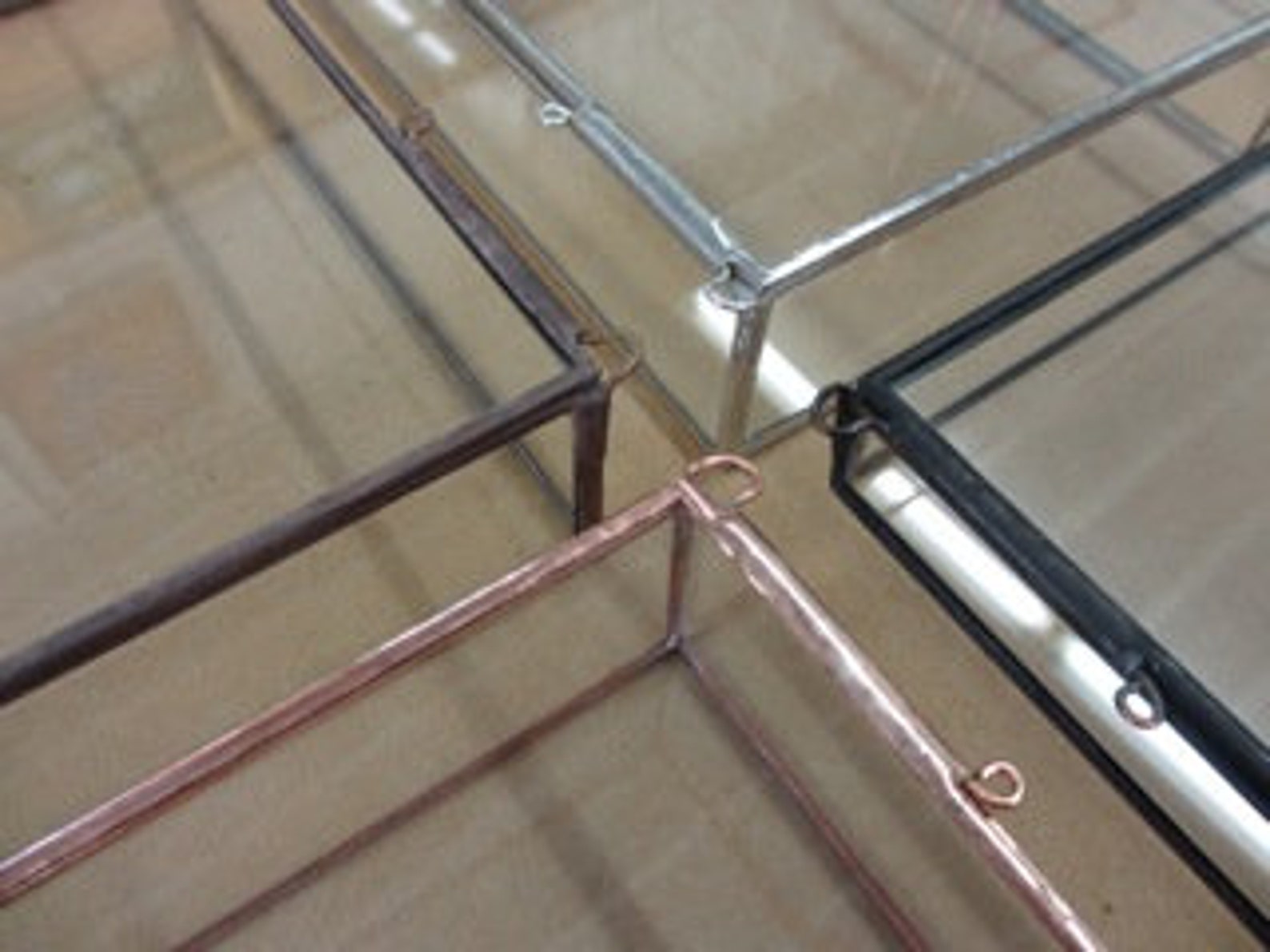 12 X 5 X 10 Tall Glass Display Box With Wood Base Etsy