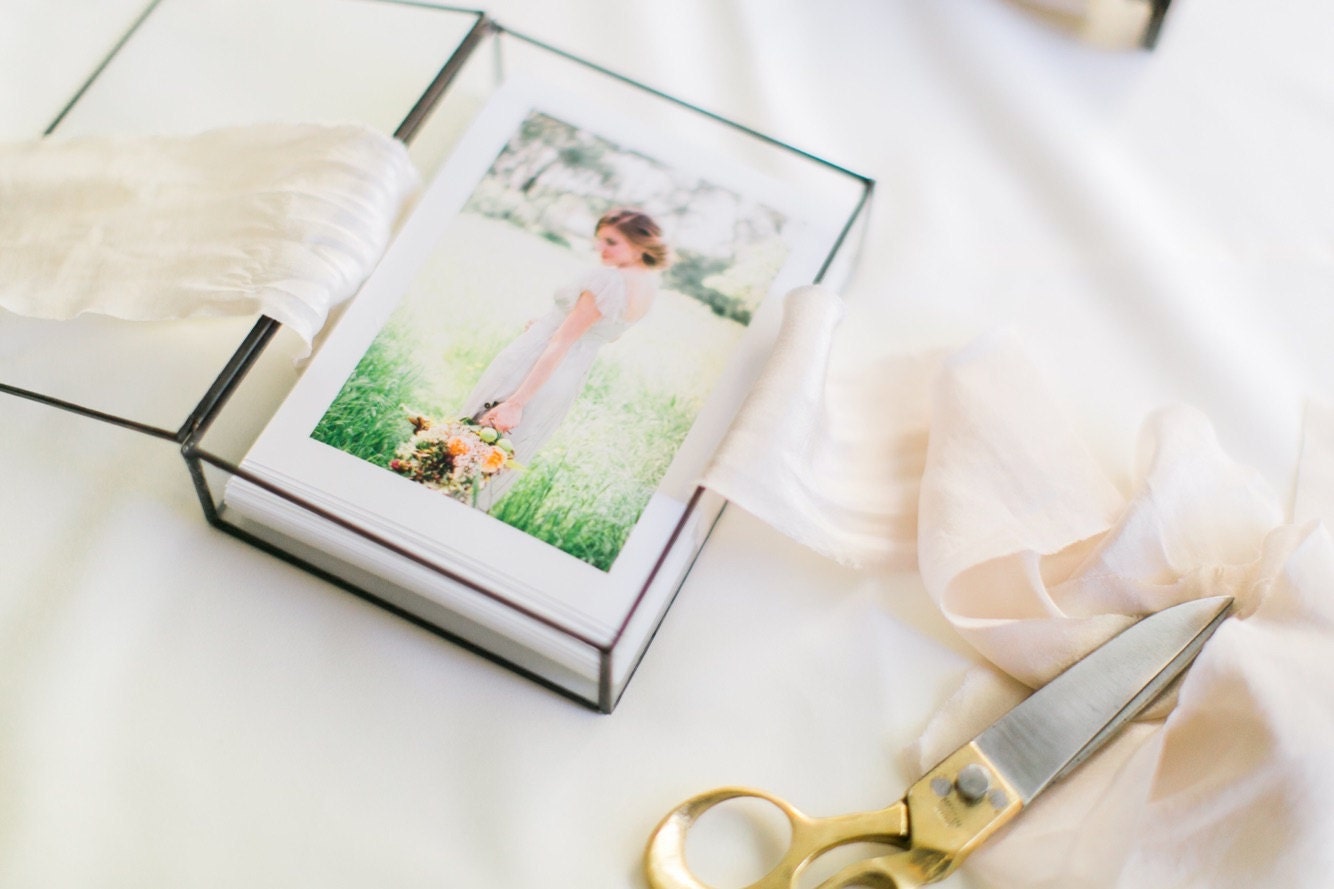 One Single Clear Glass Photo Box 4x6 4.5x6 or 5x7 Inches Etsy