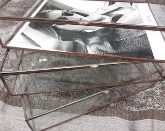 3 Pk of Clear Glass Photo Boxes-- 4x6, 4.5x6, 5x7 -- Display your prints in style! Your prints will fit!