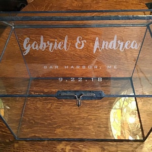 ETCHING OPTIONS Personalize with Logo, Names, Date, Verse
