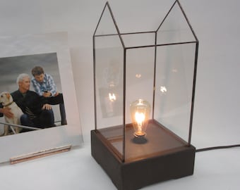 Vintage Style Edison Lamp with House Shade