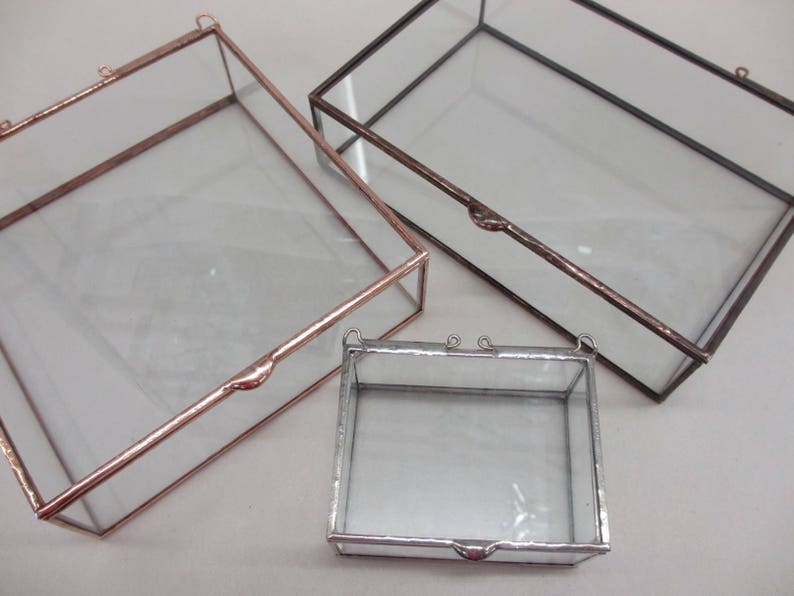 One Single Clear Glass Photo Box 4x6 4.5x6 or 5x7 Inches Etsy