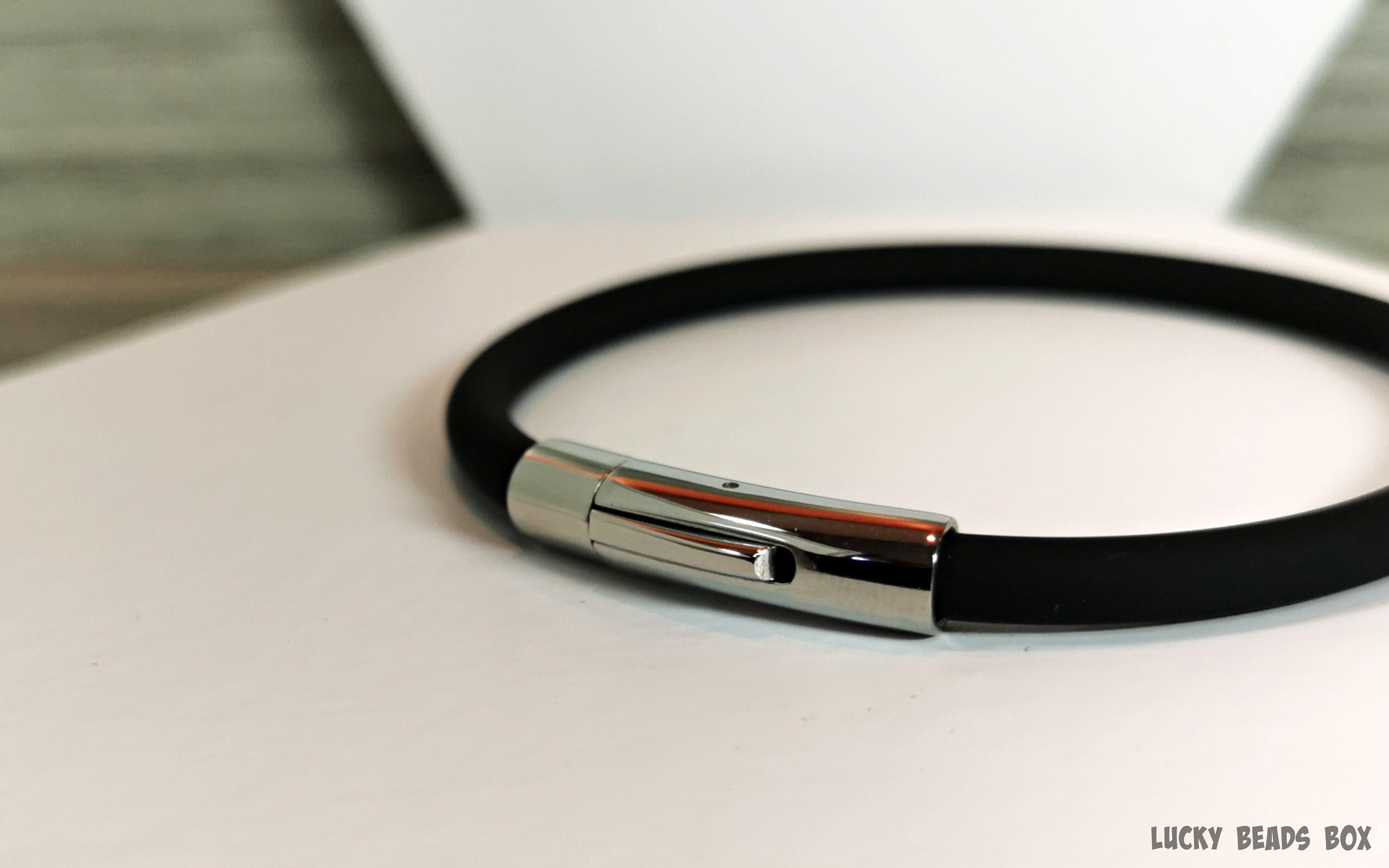 Mens rubber bracelet black rubber bracelet black bracelet mens Etsy