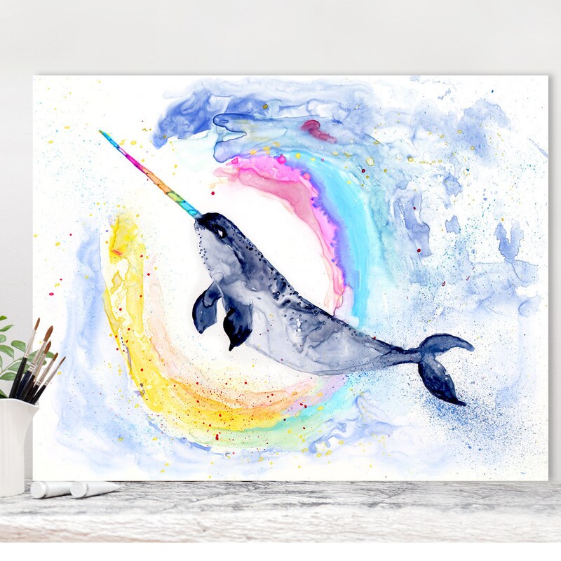 Narwhal Art - Etsy