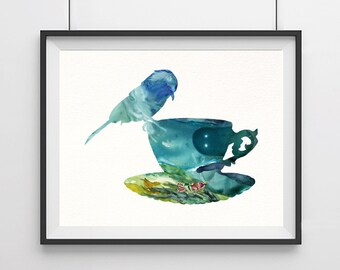 bird print etsy