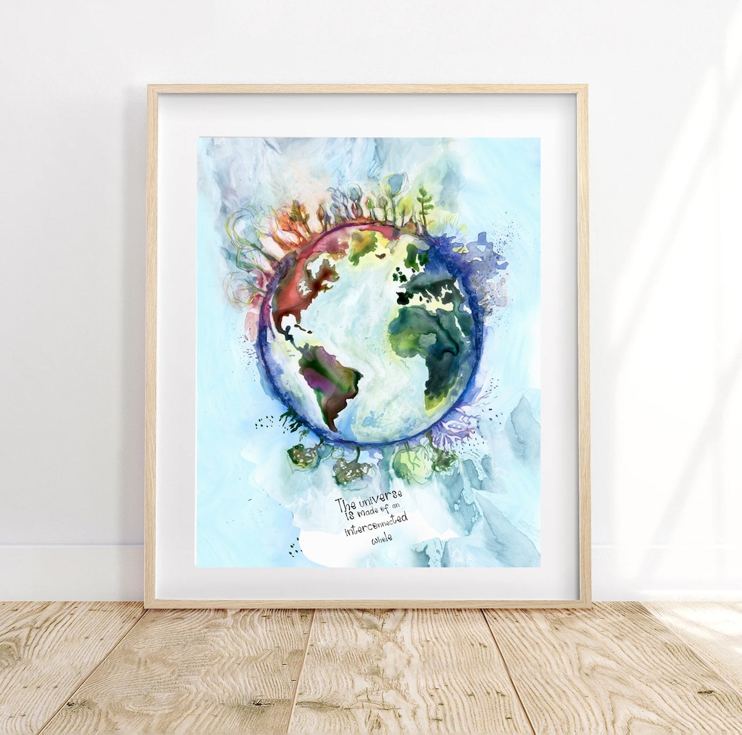 Earth Day Art, Earth Day Poster, Save the Earth Painting, Earth Day