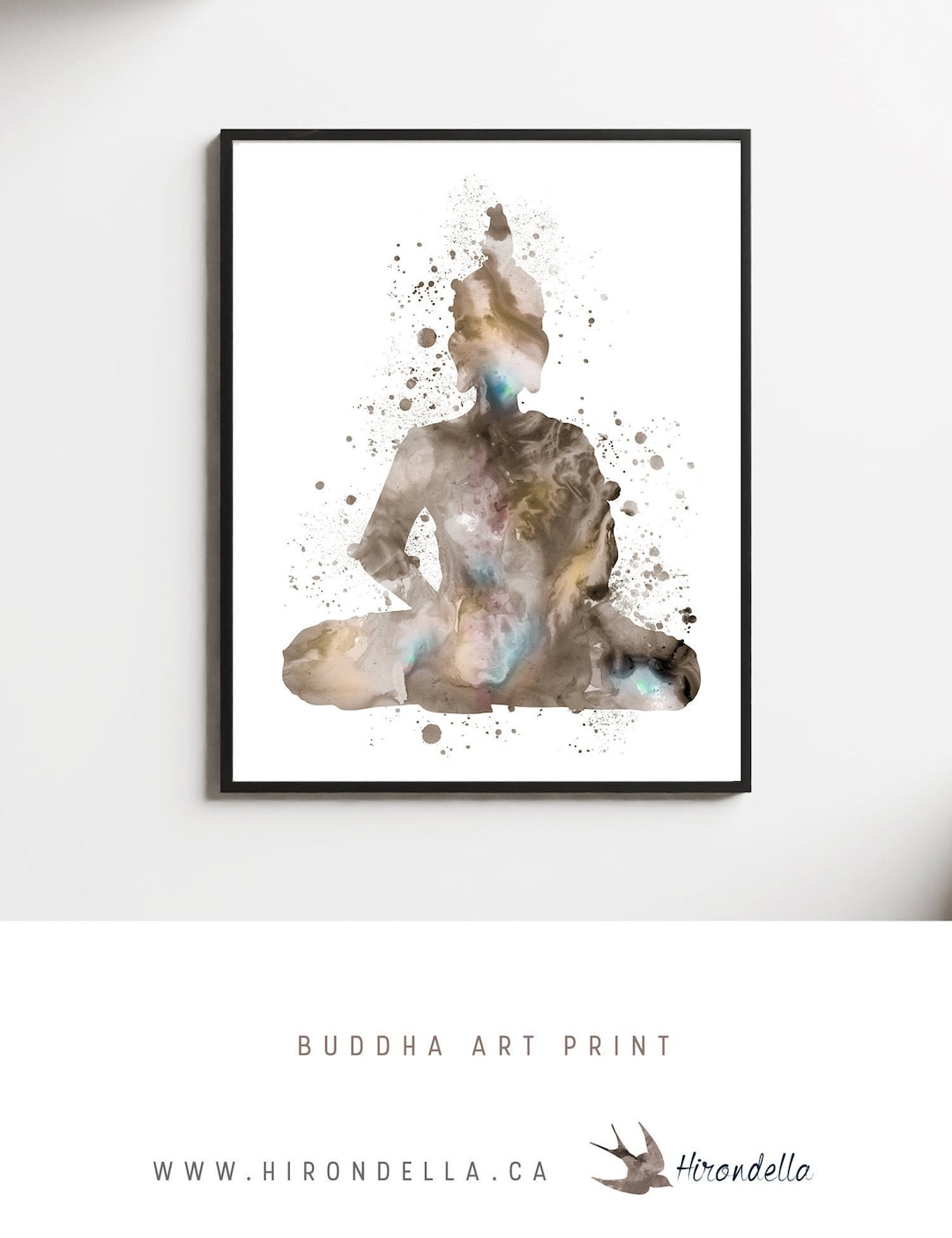 Zen Wall Art, Buddha Wall Art, Zen Decor, Bedroom Art Above the Bed