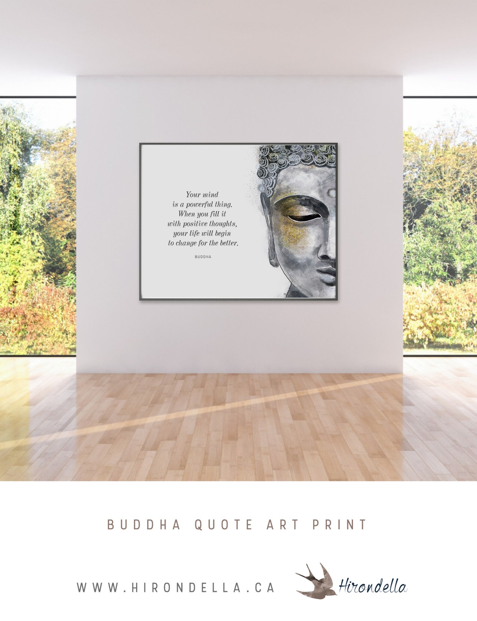 Buddha Wall Art Buddhist Art Painting Buddha Quotes - Etsy