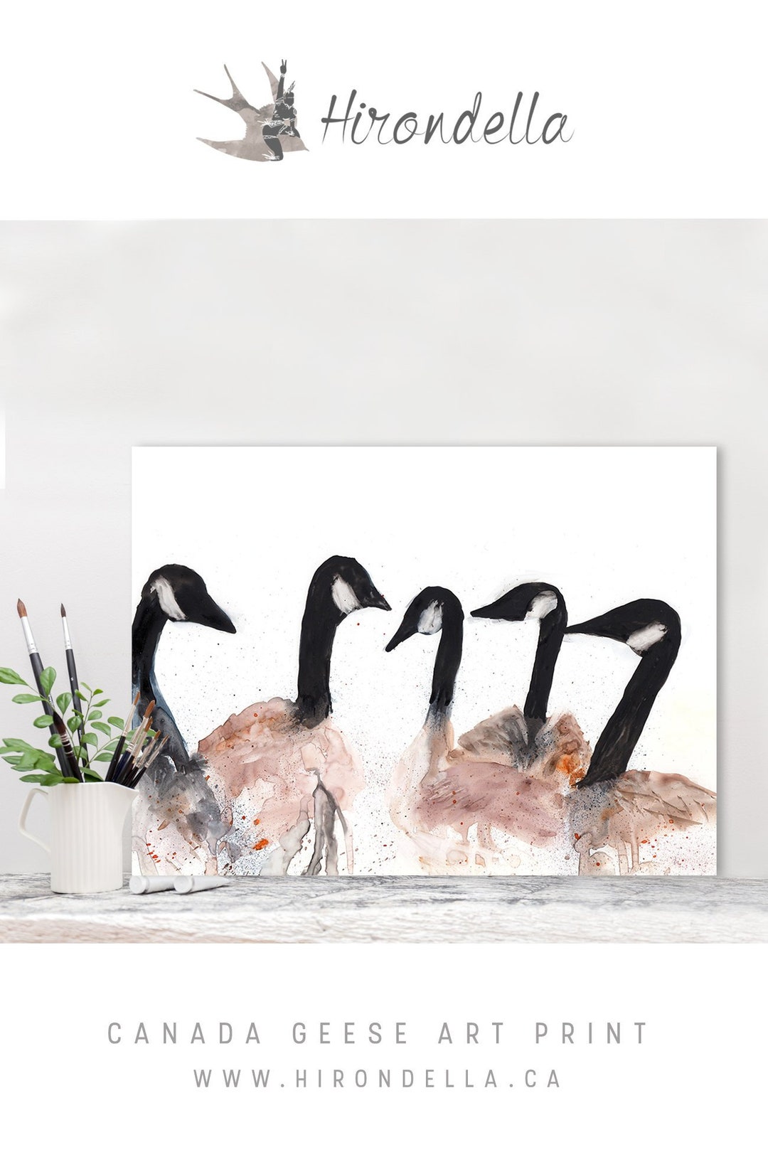 Canada Goose, Canadian Goose Print, Canadian Geese Art, Bird Art