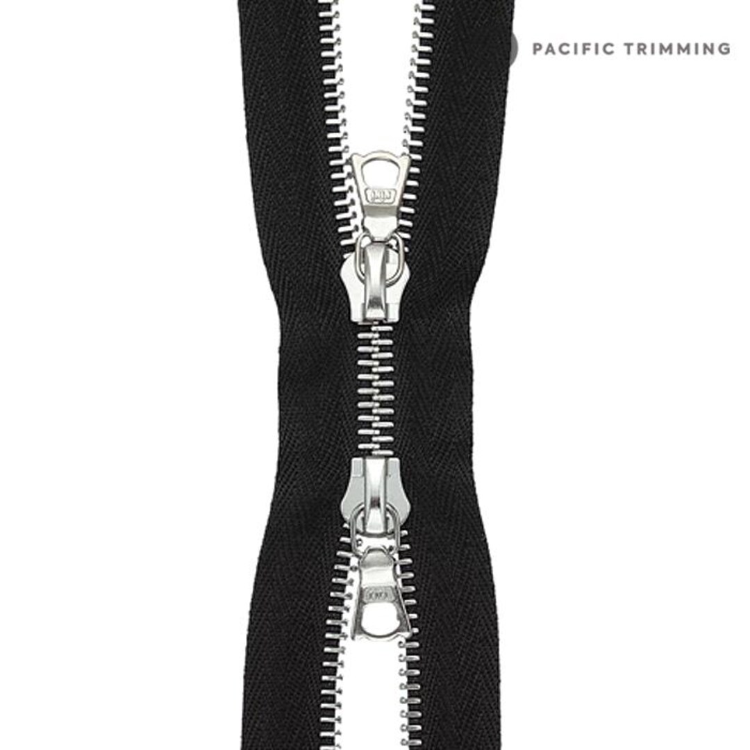 Riri M6 Two Way Nickel Teeth Metal Zipper *custom Cut to