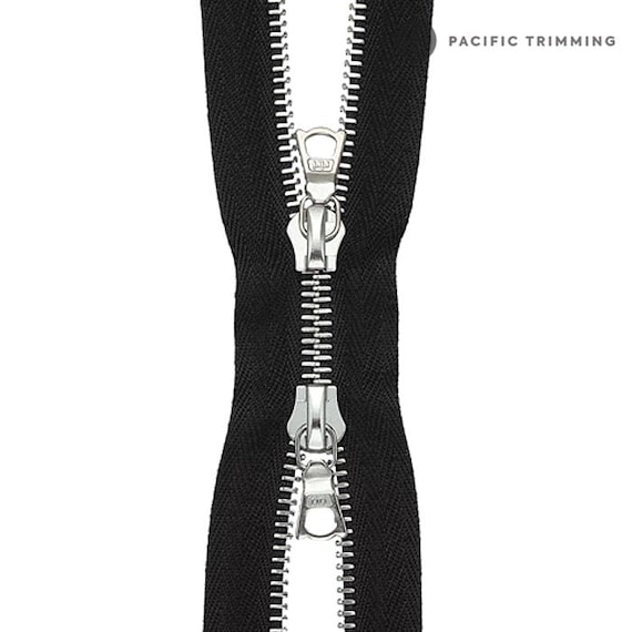 riri　7/27-2 Lot Of 2 Riri Red Zippers 7
