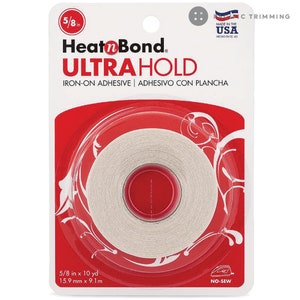 Taśma klejąca HeatnBond UltraHold do prasowania, 5/8 cala x 10 jardów
