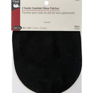 Dritz 2 Suede Cowhide Elbow Patches