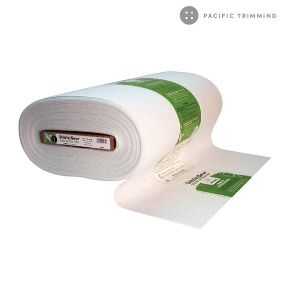 StitchnSew Craft Firm Non-Woven Sew-In White 20 inch Wide