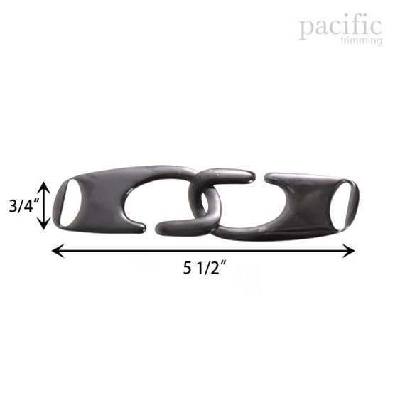 20mm Front Buckle Closure 174414 Gunmetal