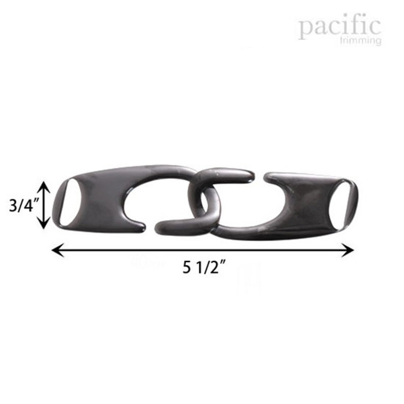 20mm Front Buckle Closure 174414 Gunmetal