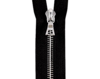 riri M4 One Way Nickel Teeth Zipper *Custom Cut to Length*