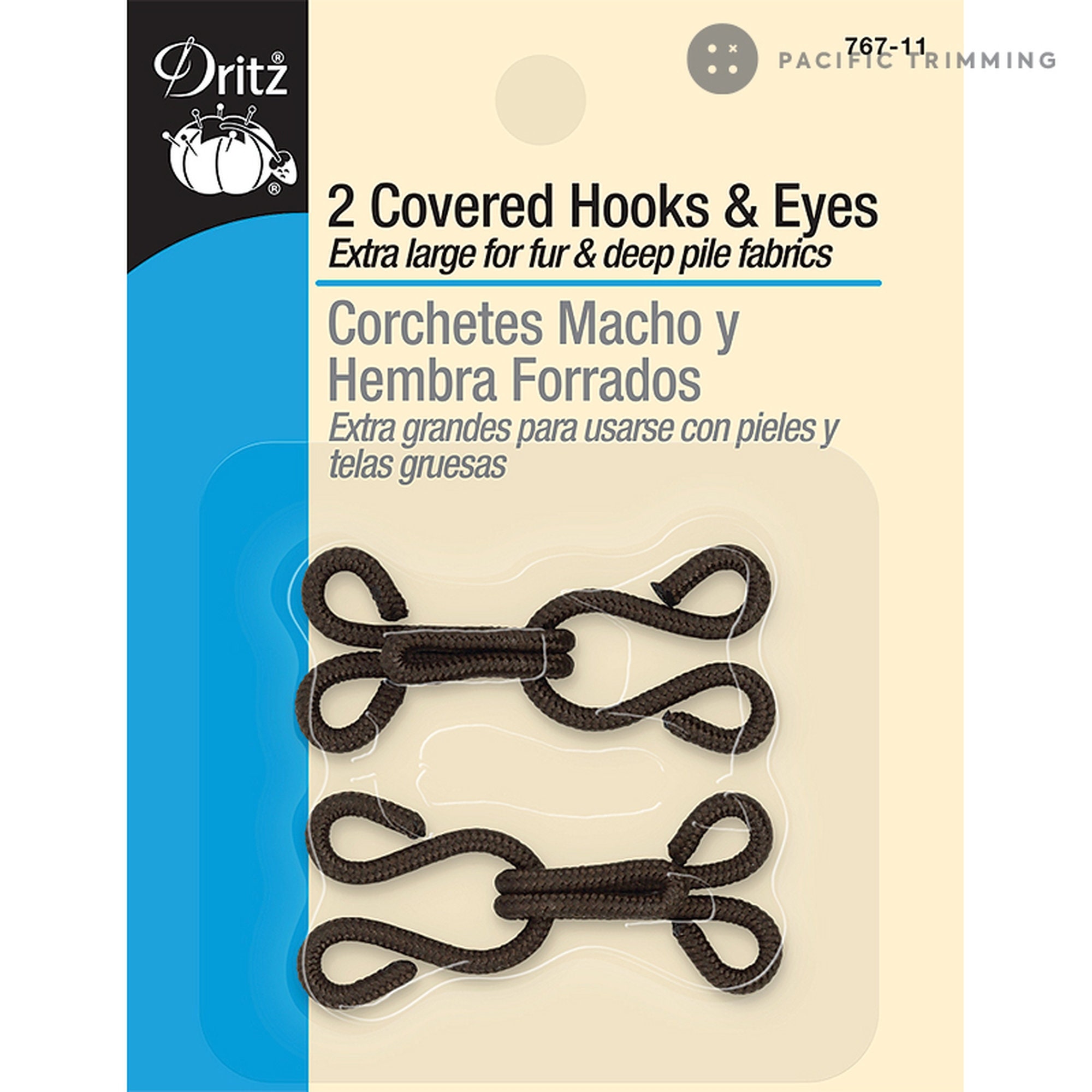 Dritz Covered Hooks & Eyes Brown -  Canada