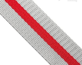 38mm gestreepte polyseter webbing: 360090WB