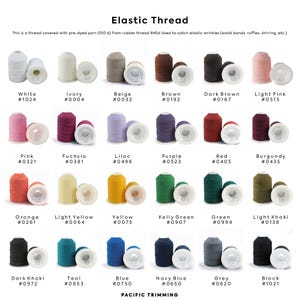 Elastic Thread Multiple Colors image 2