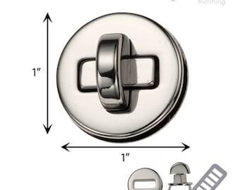1&quot; Purse Turn Lock - 5 Colors Available - 170007
